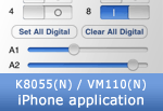 Control your K8055/VM110 from your iPhone