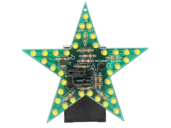 Amarillo Velleman MiniKits intermitente LED Star 